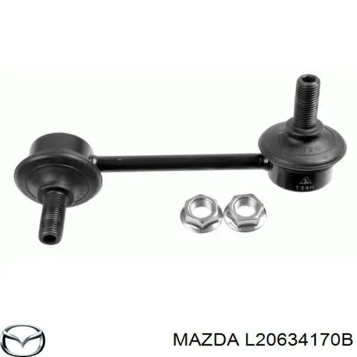 Стойка стабилизатора переднего правая Mazda L20634170B