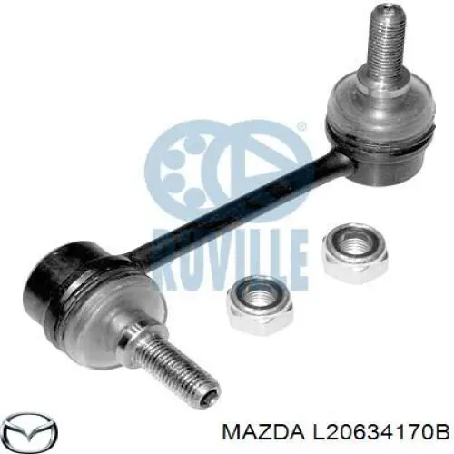 Линк стабилизатора, переднего, правый Mazda L20634170B цена, от 7.62 USD