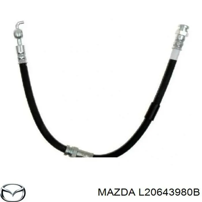 L20643980B Mazda mangueira do freio dianteira