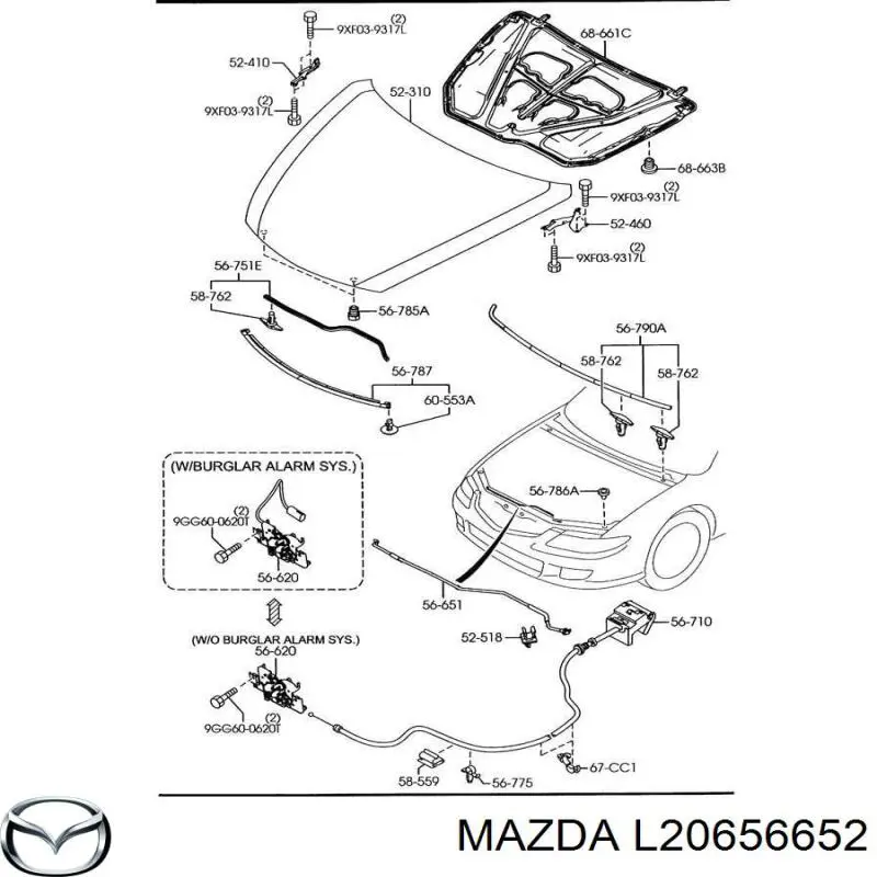  Mazda L20656652 цена, от 4.45 USD