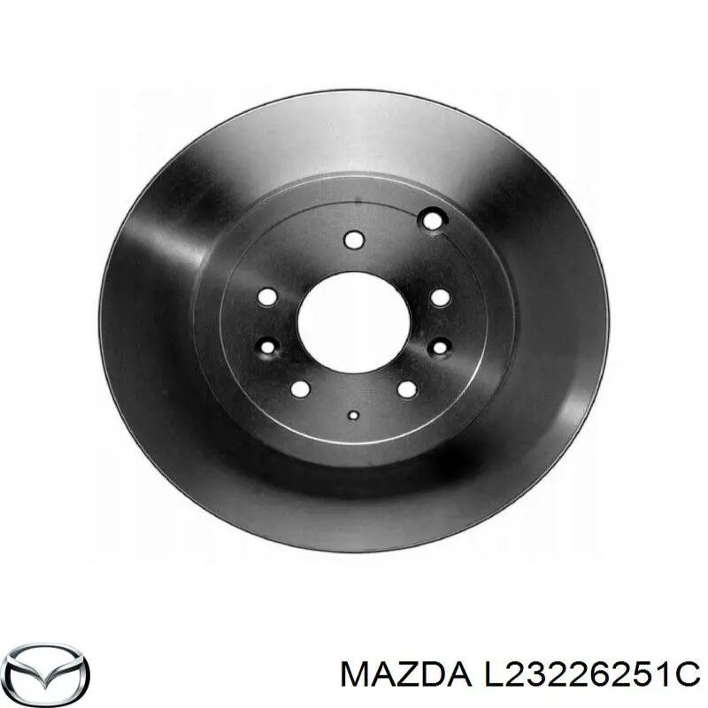 L23226251C Mazda диск тормозной задний