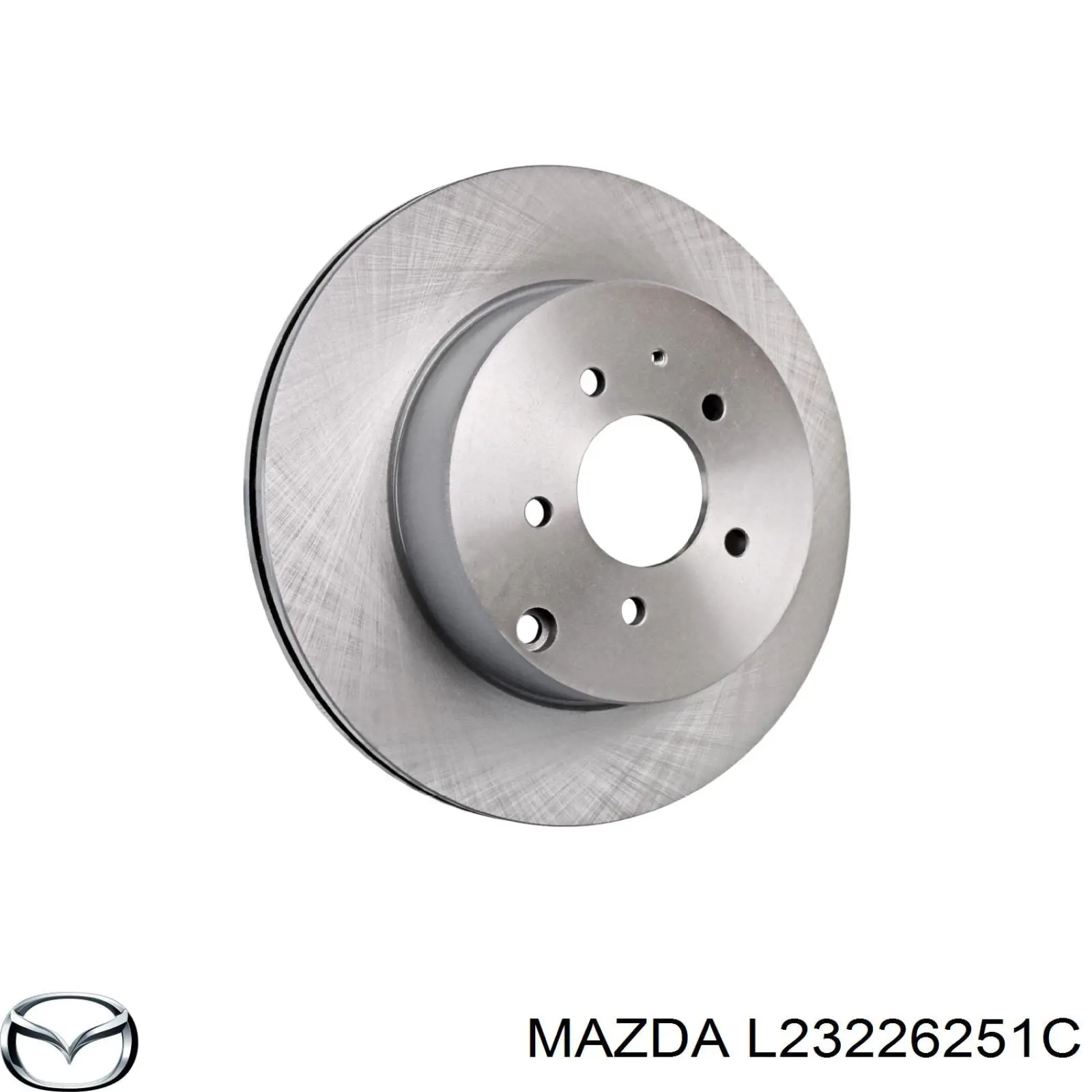 Задний дисковый тормоз Mazda L23226251C