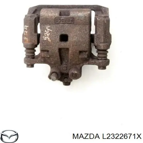L2Z22699ZA Mazda суппорт тормозной задний левый