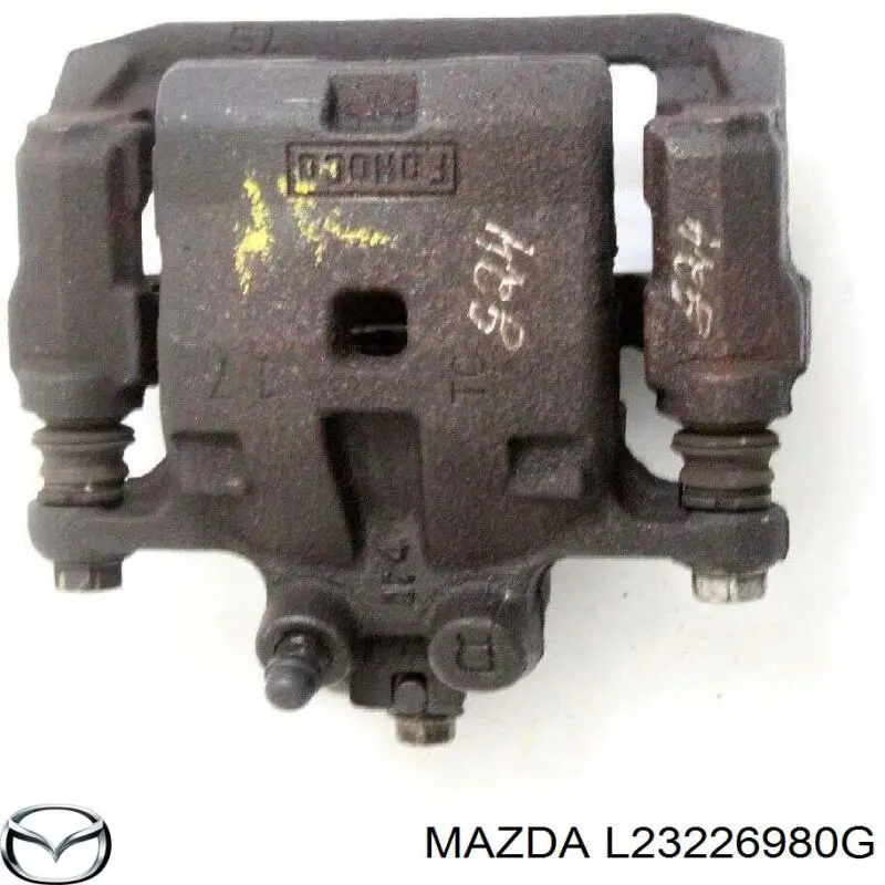 L23226980G Mazda суппорт тормозной задний правый