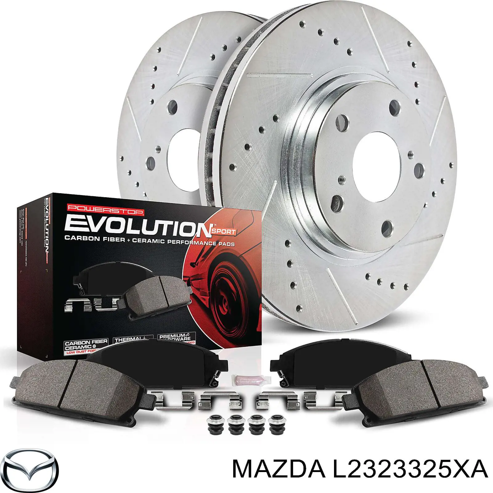 Freno de disco delantero L2323325XA Mazda