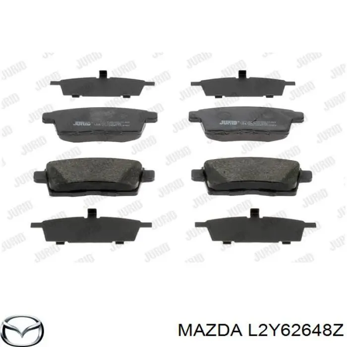 Sapatas do freio traseiras de disco Mazda L2Y62648Z