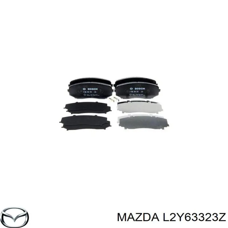 Купить L2Y63323Z Mazda Колодки тормозные