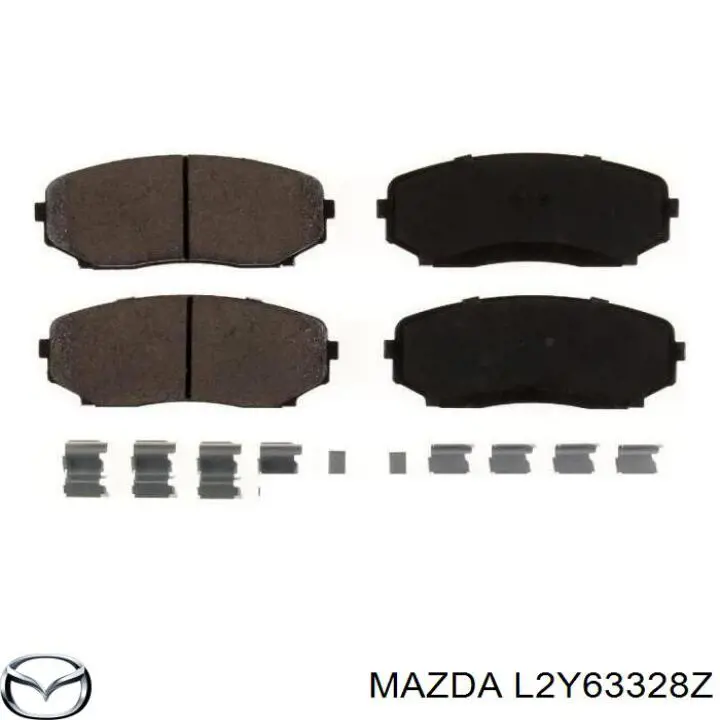 Купить L2Y63328Z Mazda Колодки тормозные