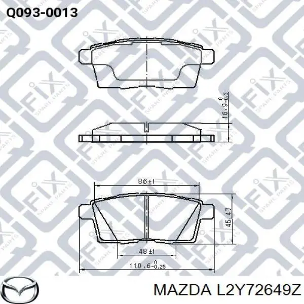  L2Y72649Z Mazda