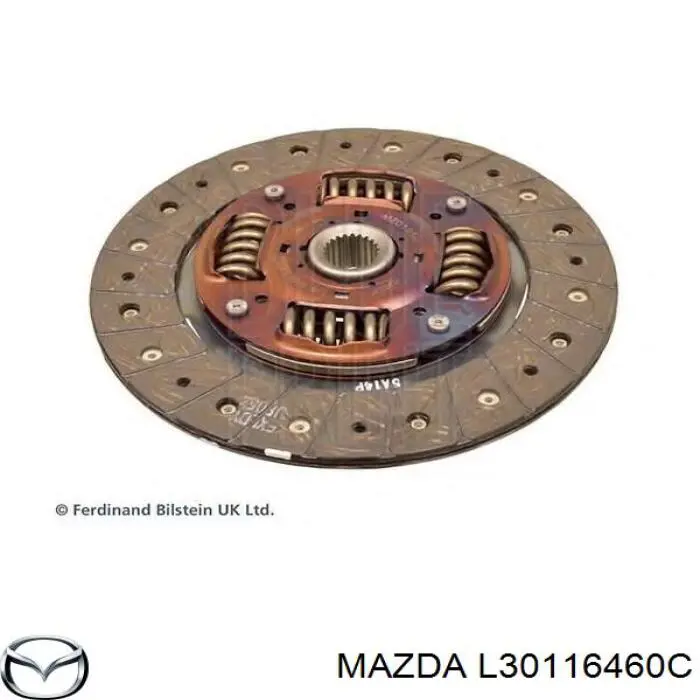 Диск сцепления Mazda L30116460C