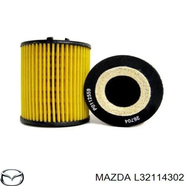 Фільтр масляний L32114302 Mazda