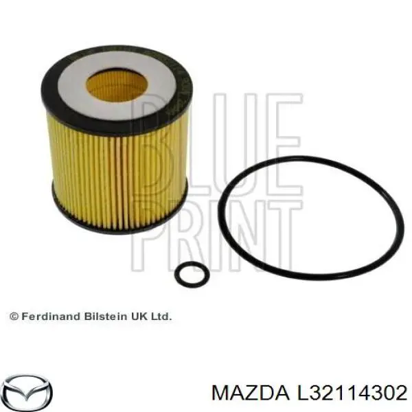Масляный фильтр L32114302 Mazda