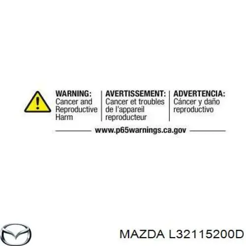 Купить L32115200D Mazda Радиатор водяной