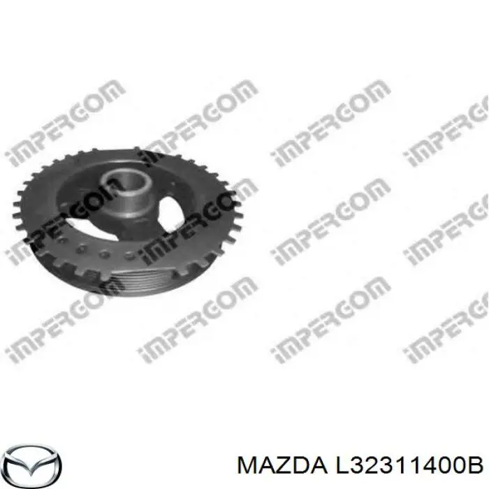 L32311400B Mazda polia de cambota