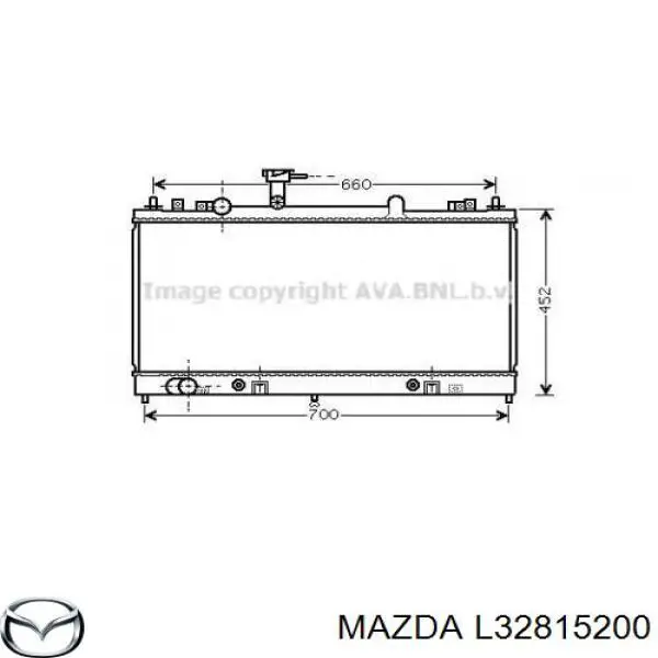 Радиатор L32815200 Mazda