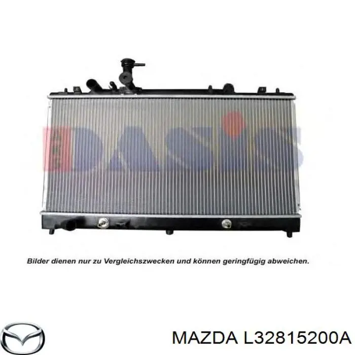 Радиатор L32815200A Mazda