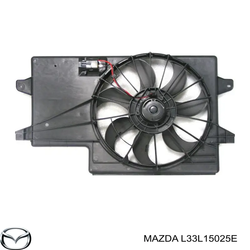 Диффузор радиатора охлаждения в сборе с мотором и крыльчаткой Mazda L33L15025E цена, от 60.95 USD