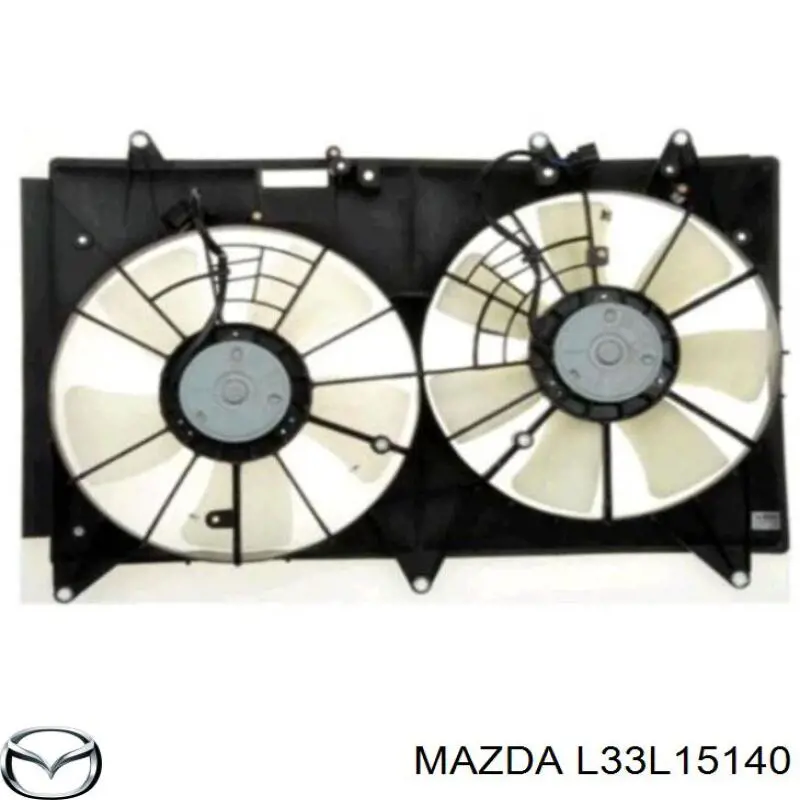 Вентилятор/крыльчатка радиатора охлаждения, левый Mazda L33L15140 цена, от 27.87 USD