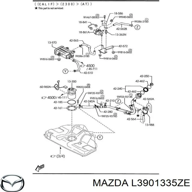 L3901335ZE Mazda 