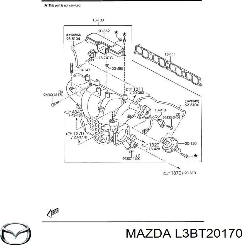 L3BT20170 Mazda 