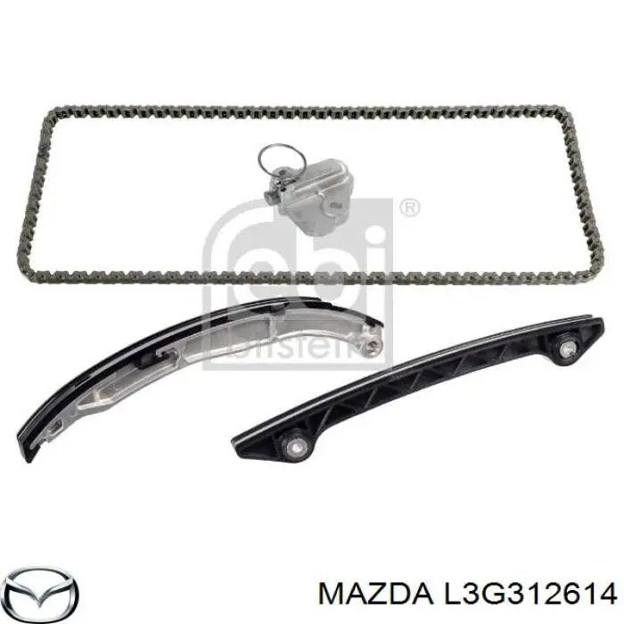 Amortecedor de cadeia do mecanismo de distribuição de gás, esquerdo para Mazda Tribute (EP)