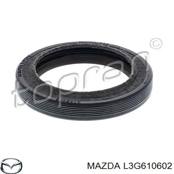 Сальник колінвала двигуна, передній L3G610602 Mazda