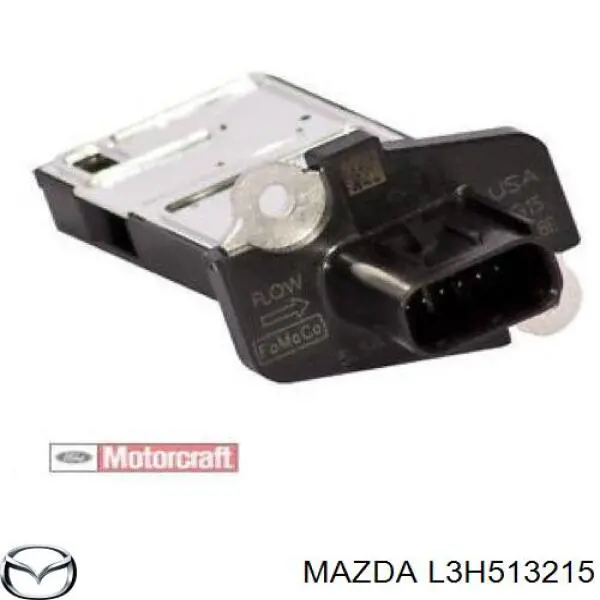 L3H513215 Mazda sensor de fluxo (consumo de ar, medidor de consumo M.A.F. - (Mass Airflow))