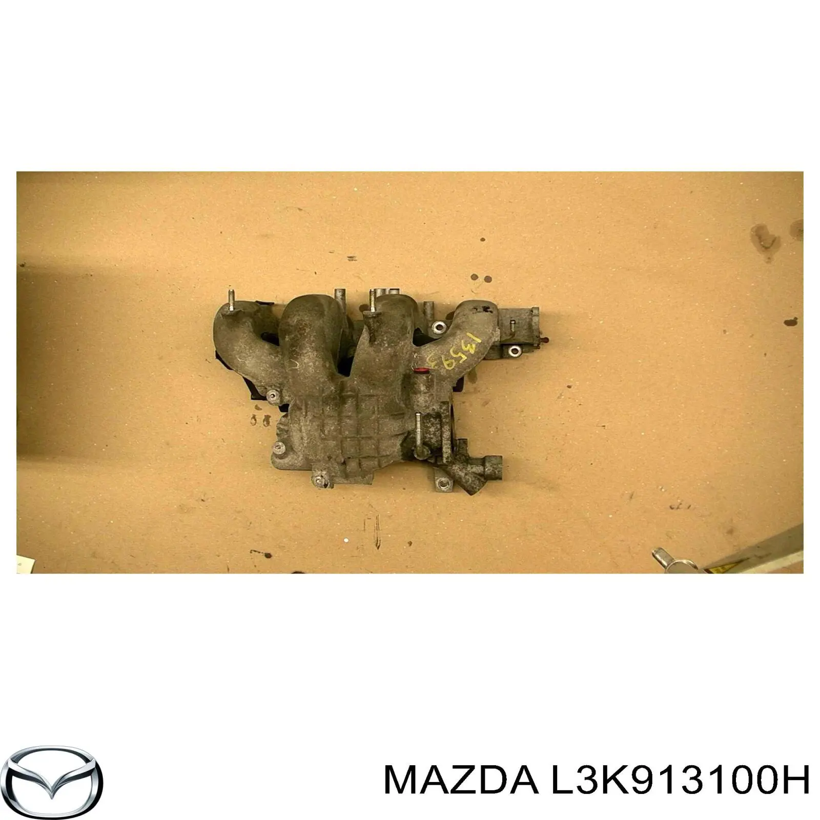 Коллектор впускной на Mazda 6 MPS 