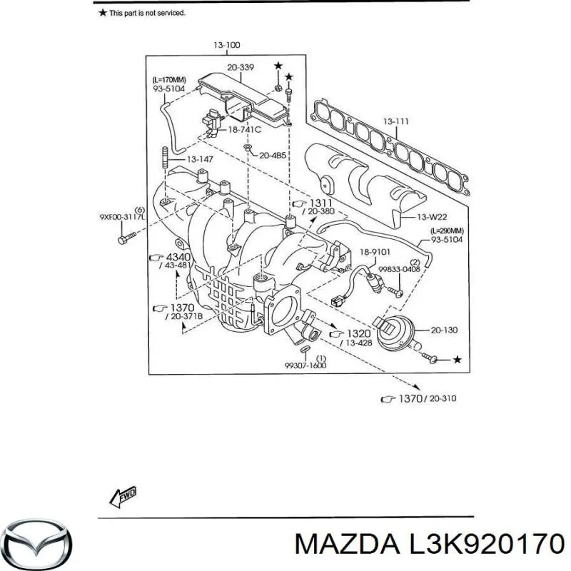  L3K920170 Mazda