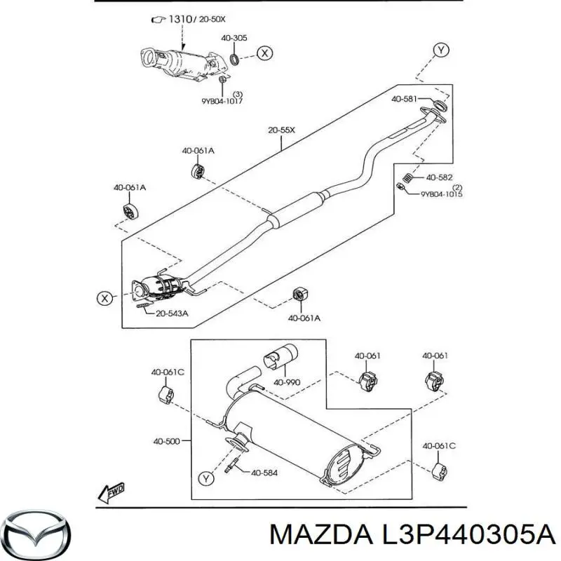 L3P440305A Mazda 