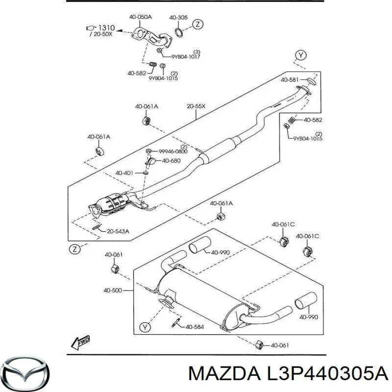 L3P440305A Mazda 