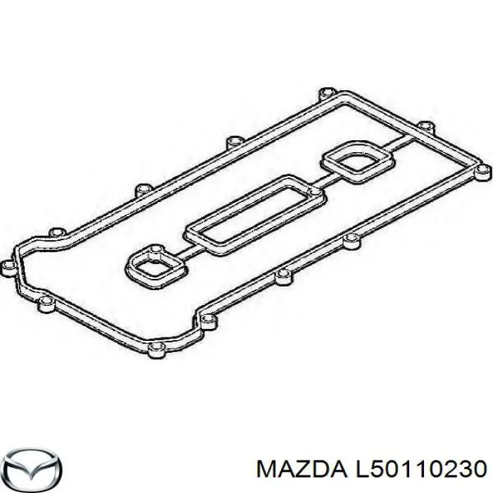 L50110230 Mazda прокладка клапанной крышки двигателя, комплект