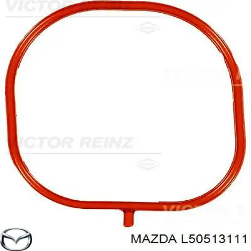 Прокладка впускного коллектора Mazda L50513111