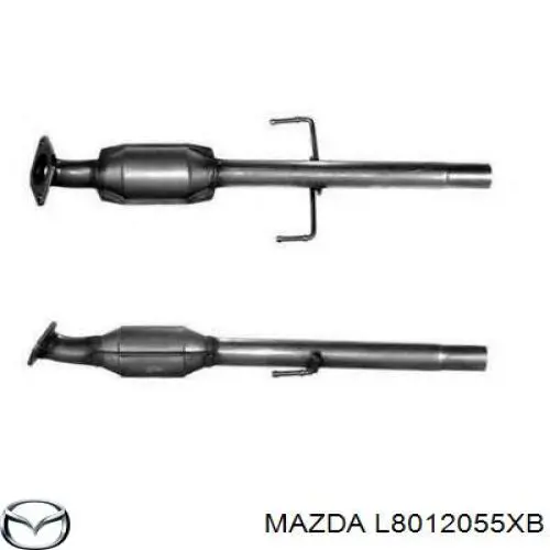 Каталитический нейтрализатор отработавших газов Mazda L8012055XB цена, от 387.46 USD