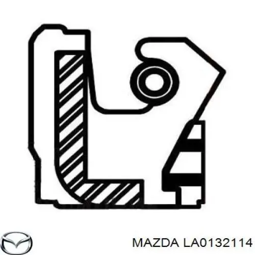 LA0132114 Mazda vedação da cremalheira da direção/do mecanismo (ver dimensões padrão)