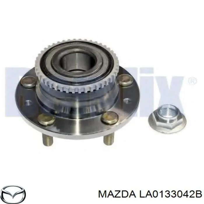 Гайка ступицы передней Mazda LA0133042B цена, от 4.23 USD