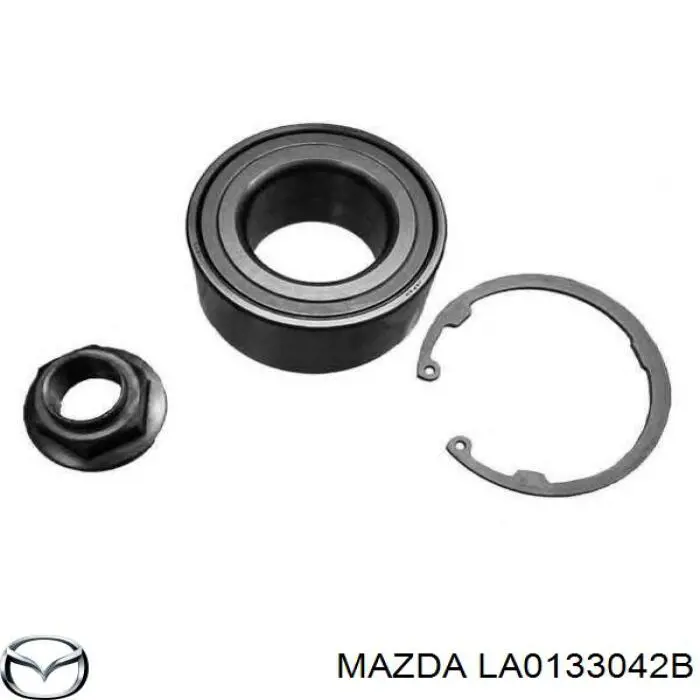 Гайка ступицы передней LA0133042B Mazda