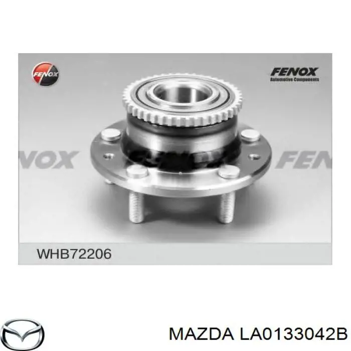 Купить LA0133042B Mazda Гайка передней ступицы
