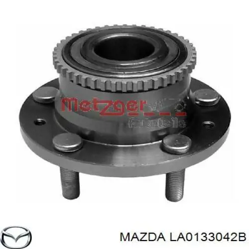 Гайка передней ступицы LA0133042B Mazda