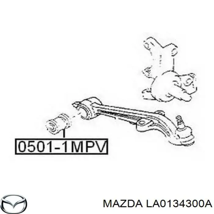 Стойки и рычаги подвески Mazda LA0134300A цена, от 46.41 USD