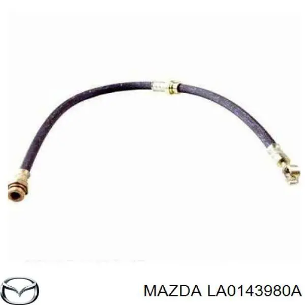 Шланг тормозной передний Mazda LA0143980A