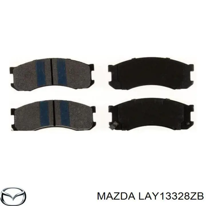 Передние тормозные колодки LAY13328ZB Mazda