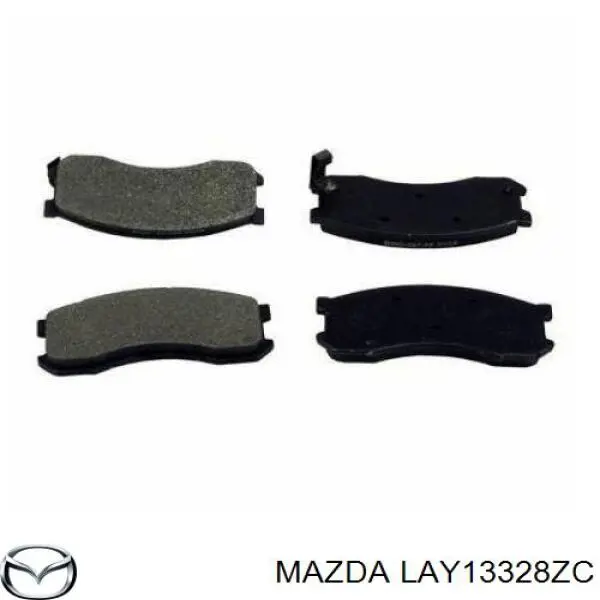 Передние тормозные колодки LAY13328ZC Mazda