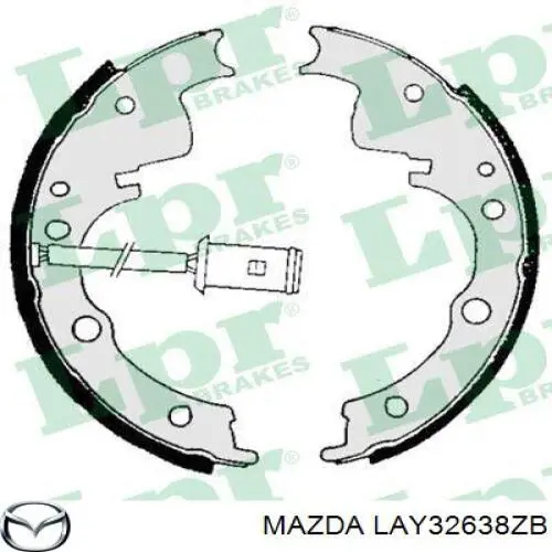 Задние барабанные колодки LAY32638ZB Mazda