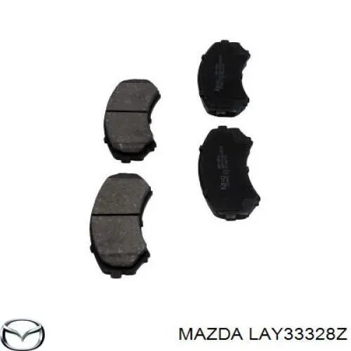 Передние тормозные колодки LAY33328Z Mazda