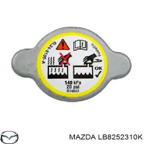 LB8252310K Mazda капот