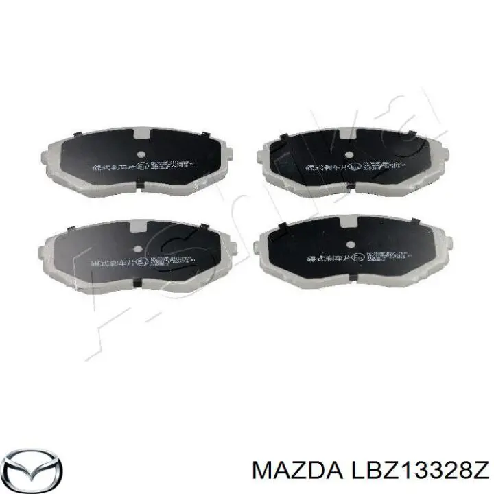 Передние тормозные колодки LBZ13328Z Mazda