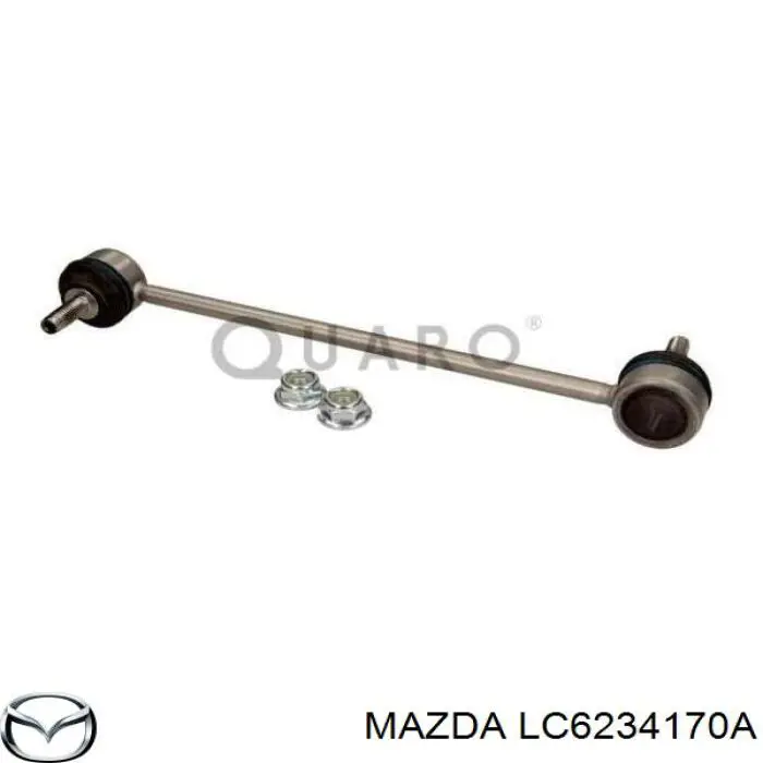 Soporte de barra estabilizadora delantera LC6234170A Mazda