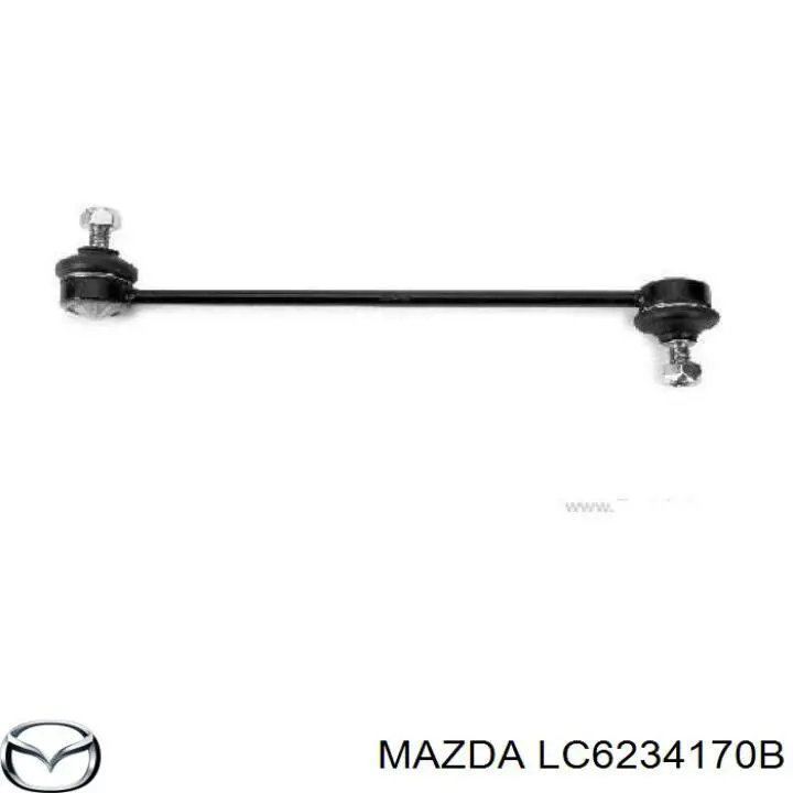 Soporte de barra estabilizadora delantera LC6234170B Mazda