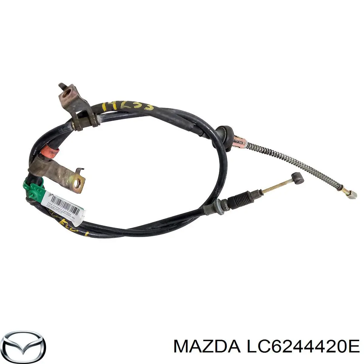 Купить LC6244420E Mazda Трос стояночного тормоза задний левый